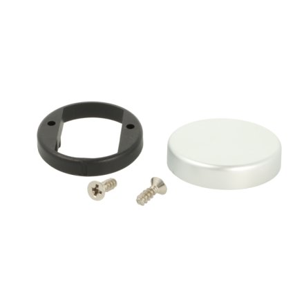 D�kkappe �35mm - Aluminium look