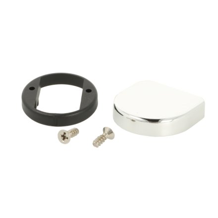 D�kkappe 41x41mm - Forkromet