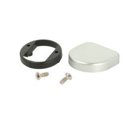 D�kkappe 41x41mm - Aluminium look