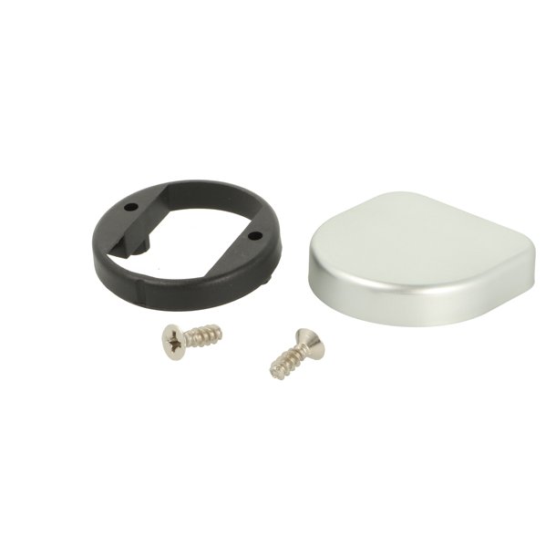 D�kkappe 41x41mm - Aluminium look