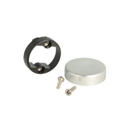 D�kkappe �30mm - Aluminium Look - til Glash�ngsel �26mm