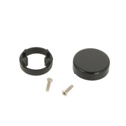 Dkkappe 30mm - Sort - til Glashngsel 26mm