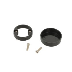 Dkkappe 30mm - Sort - til Glashngsel 26mm