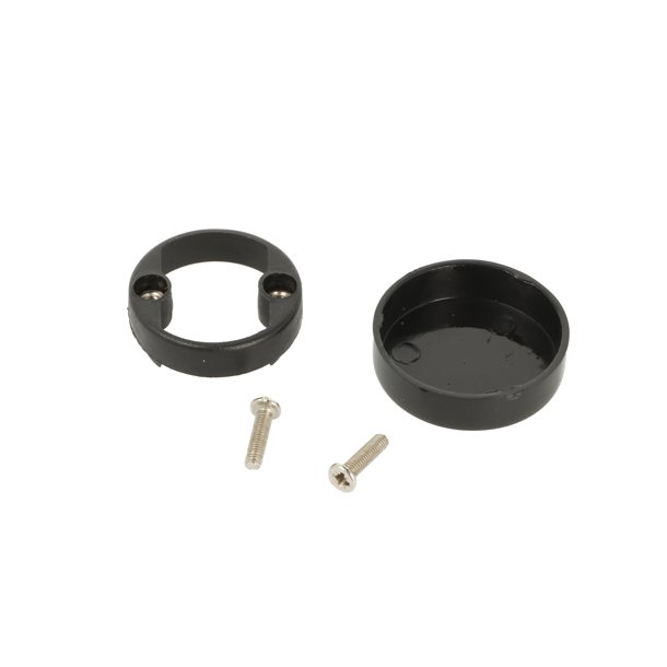 Dkkappe 30mm - Sort - til Glashngsel 26mm