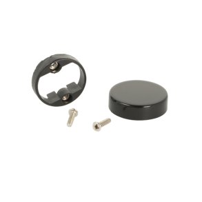 Dkkappe 30mm - Sort - til Glashngsel 26mm