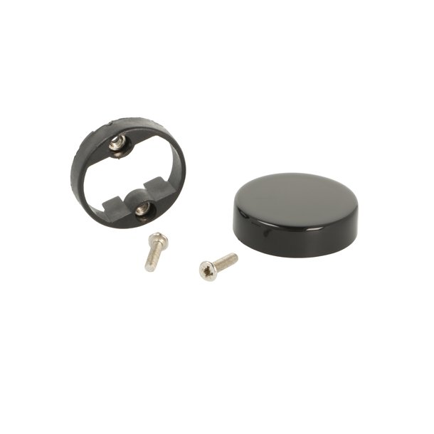 Dkkappe 30mm - Sort - til Glashngsel 26mm