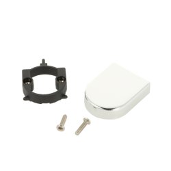 Dkkappe 40x30mm - Forkromet - til Glashngsel 26mm