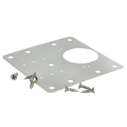 Reparationsplade 90x90mm til Hngsel - Rustfri Stl