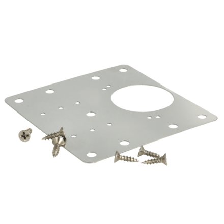 Reparationsplade 90x90mm til H�ngsel - Rustfri St�l