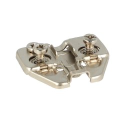 Montageplade til Skabshngsel m/Softclose - EURO Skruer