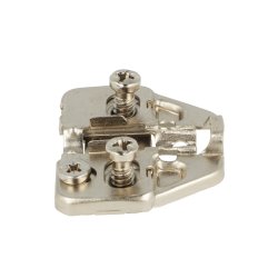 Montageplade til Skabshngsel m/Softclose - EURO Skruer