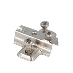 Montageplade til Skabshngsel med Fjederluk - EURO Skruer