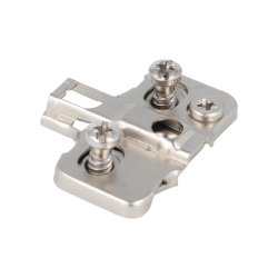 Montageplade til Skabshngsel med Fjederluk - EURO Skruer