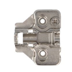 Montageplade H2 til Skabshngsel m/Softclose - Trskruer