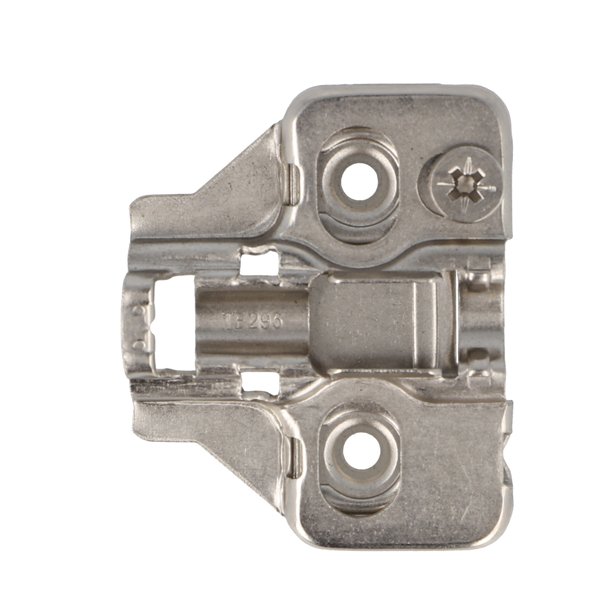 Montageplade H2 til Skabshngsel m/Softclose - Trskruer