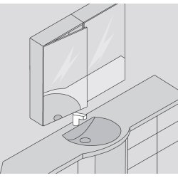 Spejlhngsel med Softclose- 125 bning