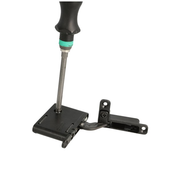 Skjult Skabshngsel "3D" Sort - med Softclose - Hjre