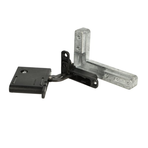 Skjult Skabshngsel "3D" Sort - med Softclose - Hjre