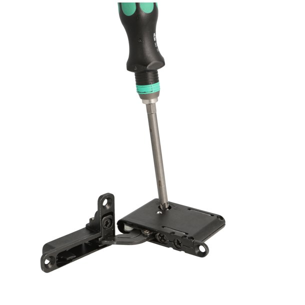 Skjult Skabshngsel "3D" Sort - med Softclose - Venstre