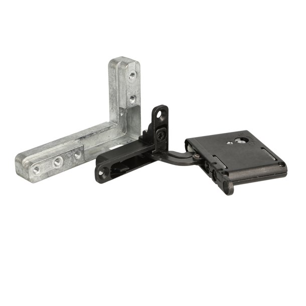 Skjult Skabshngsel "3D" Sort - med Softclose - Venstre