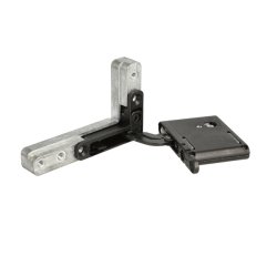 Skjult Skabshngsel "3D" Sort - med Softclose - Venstre