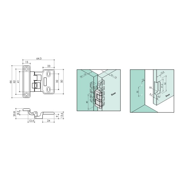 Skabshngsel - 240 bning - Forniklet