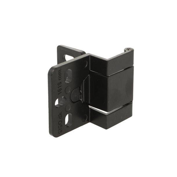 Skabshngsel "Easy" 16mm Korpus og 19mm Front - Sort