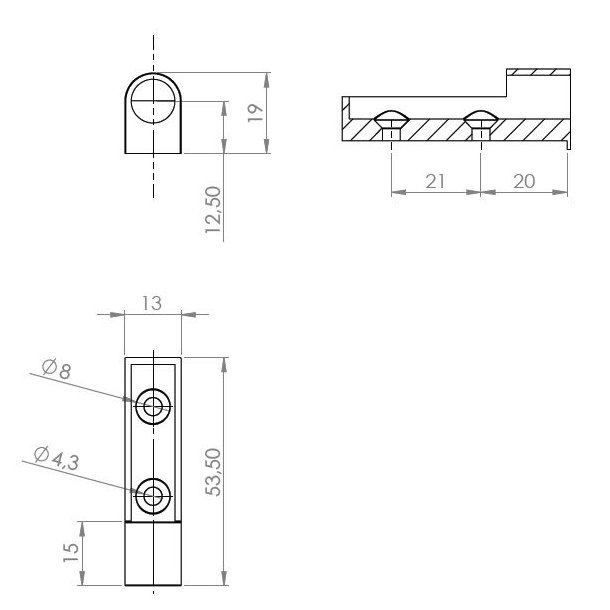 Monteringshus til Anslagsdmper 504517