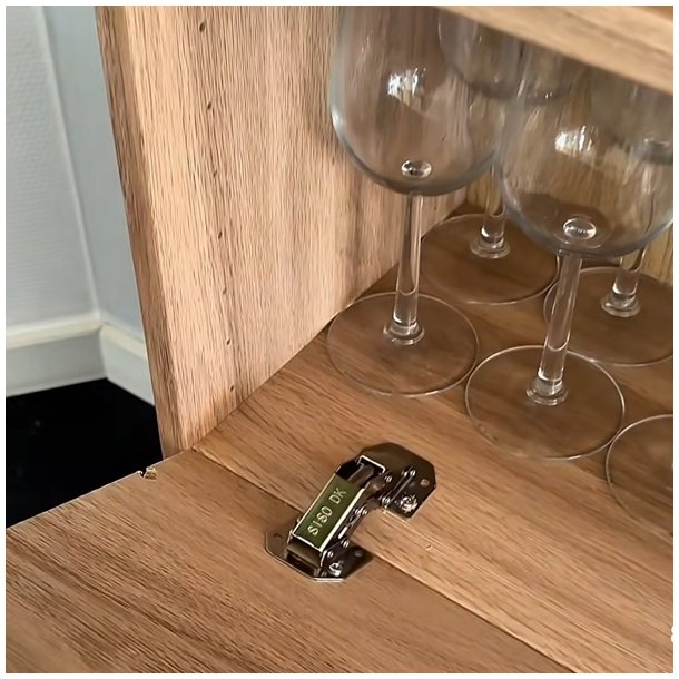 Skabshngsel med Fjederluk - Skjult