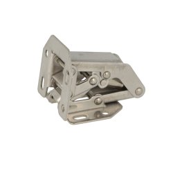 Skabshngsel med Fjederluk - Skjult - Rustfri Stl