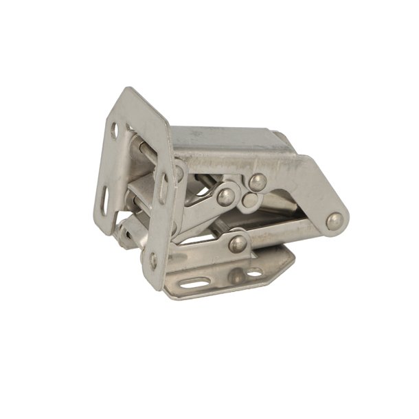 Skabshngsel med Fjederluk - Skjult - Rustfri Stl