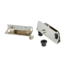 Vitrinehngsel St 4-6mm - uden Hulboring - Forkromet