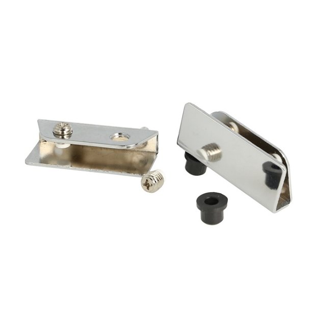 Vitrinehngsel St 4-6mm - uden Hulboring - Forkromet