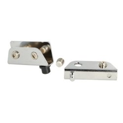 Vitrinehngsel St 4-6mm - uden Hulboring - Forkromet