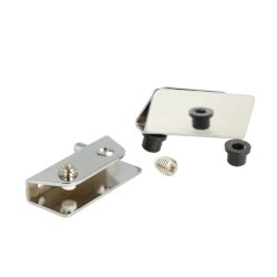 Vitrinehngsel St 4-6mm - uden Hulboring - Forkromet