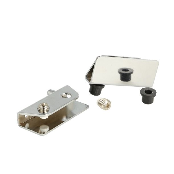 Vitrinehngsel St 4-6mm - uden Hulboring - Forkromet