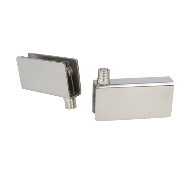 Vitrinehngsel St 10mm - uden Hulboring - Poleret Rustfri