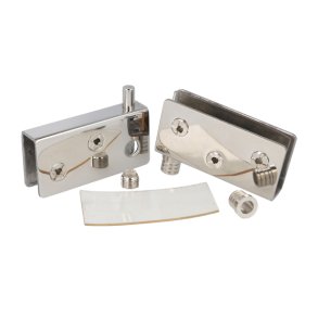 Vitrinehngsel St 10mm - uden Hulboring - Poleret Rustfri