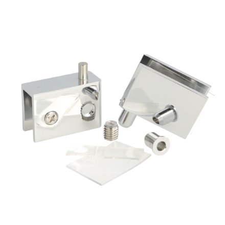 Vitrineh�ngsel S�t 4-8mm - uden Hulboring - Poleret Rustfri