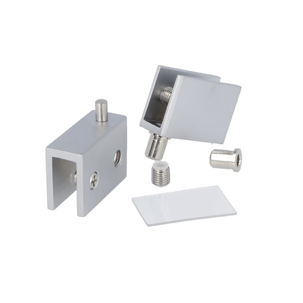 Vitrinehngsel St 4-8mm - uden Hulboring - Alu Look