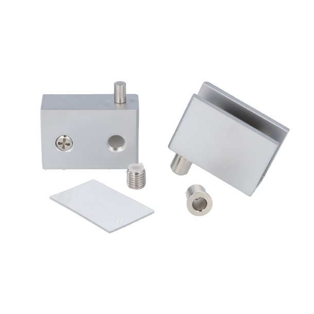 Vitrinehngsel St 4-8mm - uden Hulboring - Alu Look