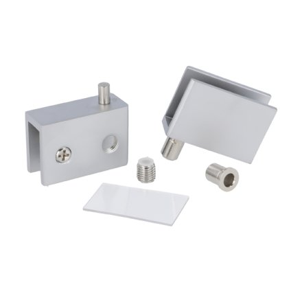 Vitrineh�ngsel S�t 4-8mm - uden Hulboring - Alu Look