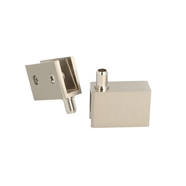 Vitrinehngsel St 4-8mm - uden Hulboring - Rustfri Look