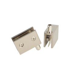 Vitrinehngsel St 4-8mm - uden Hulboring - Rustfri Look