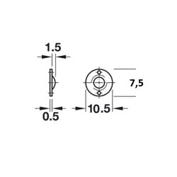 Modblik til Kuglesnapl�s "Balo" �8x8mm (506077)