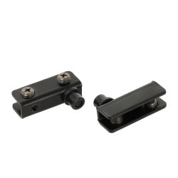 Vitrinehngsel St 4-5mm - uden Hulboring - Sort