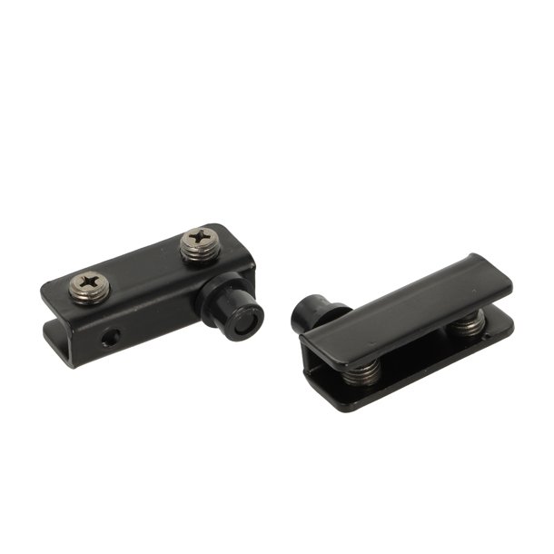 Vitrinehngsel St 4-5mm - uden Hulboring - Sort