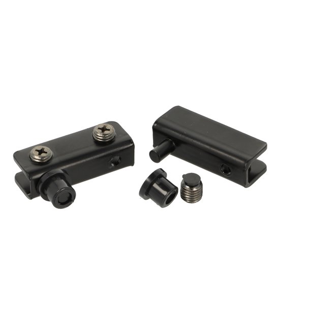 Vitrinehngsel St 4-5mm - uden Hulboring - Sort