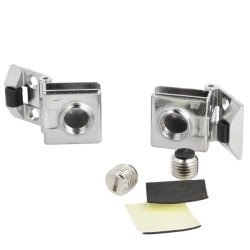 Vitrinehngsel St 4-6mm - uden Hulboring - Forkromet