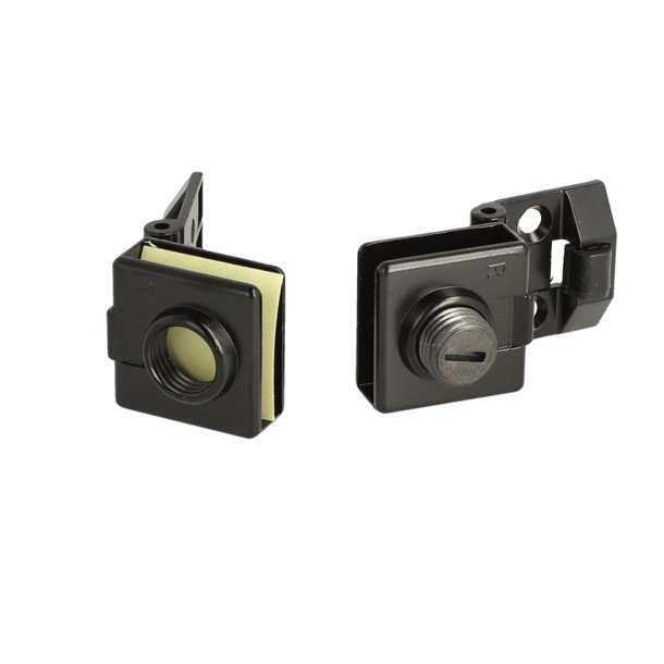 Vitrinehngsel St 4-6mm - uden Hulboring - Sort